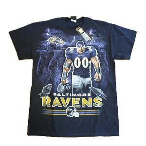 Baltimore Ravens T-Shirt Men’s Medium Black NFL Team Apparel Football Tee NWT